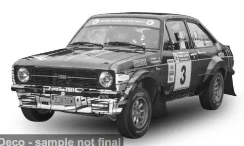 Ford Escort RS 1800, RAC Rally, 2023, #3, O.Solberg/E.Edmondson, 1:18, Sun Star