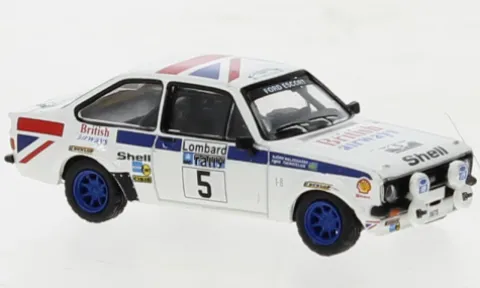 Ford Escort RS 1800, Rallye RAC Lombard, 1977, #5, B.Waldegard, 1:87, Brekina