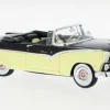Ford Fairlane Sunliner, schwarz/hellgelb, 1955, 1:43, GIM - Great Iconic Models