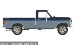 Ford F-150 Custom, dunkelblau/blau, 1981, 1:64, IXO America