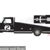 Ford F-350 Ramp Truck, schwarz, 1970, 60th Anniversary 24 Hours of Le Mans 1966, #2, 1:18, ACME