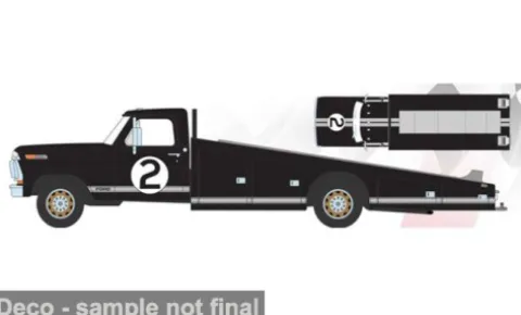 Ford F-350 Ramp Truck, schwarz, 1970, 60th Anniversary 24 Hours of Le Mans 1966, #2, 1:18, ACME