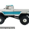 Ford F-250, silber/türkis, 1976, 1:43, Greenlight
