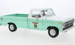Ford F-100, türkis/weiss, 1975, Smokey Bear, 1:18, Greenlight