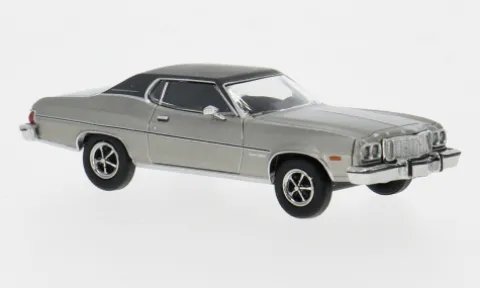 Ford Gran Torino, silber/dunkelgrau, 1976, 1:87, Brekina