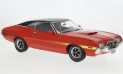 Ford Gran Torino Sport, rot/schwarz, 1972, 1:18, IXO