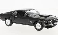 Ford Mustang Boss 429, schwarz, 1969, 1:24, Welly