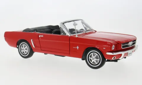 Ford Mustang Cabriolet, rot, 1964, 1:18, Welly