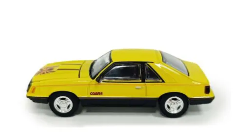 Ford Mustang Cobra Fastback, hellgelb, 1979, 1:64, Greenlight