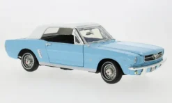 Ford Mustang Convertible, hellblau/weiss, 1964, 1:18, Motormax
