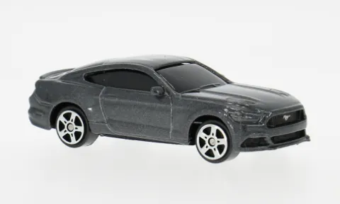 Ford Mustang GT, dunkelgrau, 2015, 1:64, Maisto