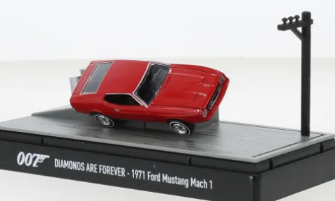 Ford Mustang Mach I, rot, 1971, James Bond 007 - Diamonds are Forever, 1:64, Motormax