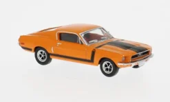 Ford Mustang, orange, 1968, 1:87, Brekina