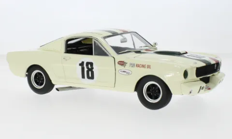 Ford Mustang Shelby GT 350R, weiss/rot, 1965, #18, P.Rodriguez, 1:18, ACME