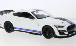 Ford Mustang Shelby GT500, weiss/blau, 2020, 1:18, Maisto