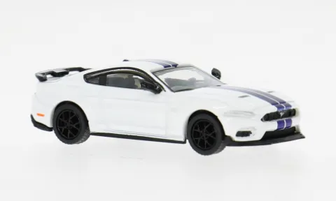 Ford Mustang VI Mach I, weiss/dunkelblau, 2020, 1:87, PCX87