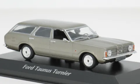 Ford Taunus (TC I) Turnier, hellgrau, 1970, 1:43, Maxichamps