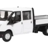 Ford Transit Double Cab Pickup, weiss, 1:76, Oxford