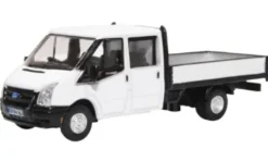 Ford Transit Double Cab Pickup, weiss, 1:76, Oxford