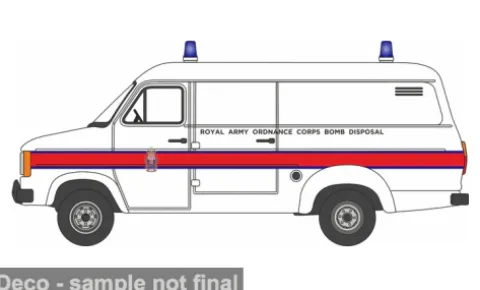 Ford Transit MK II, RAOC Bomb Disposal, 1:76, Oxford