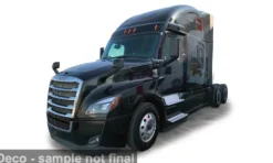 Freightliner Cascadia, schwarz, 2018, 1:64, IXO America