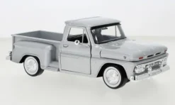 GMC C-1000 Fenderside, silber, 1966, 1:24, Motormax