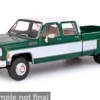 GMC Sierra Grande 3500 Crew Cab Dually, grün/weiss, 1973, 1:64, IXO America