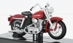 Harley Davidson K Model, rot, 1952, 1:18, Maisto