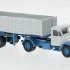 Henschel Hinterkippersattelzug, hellblau/weiss, 1955, 1:87, Wiking
