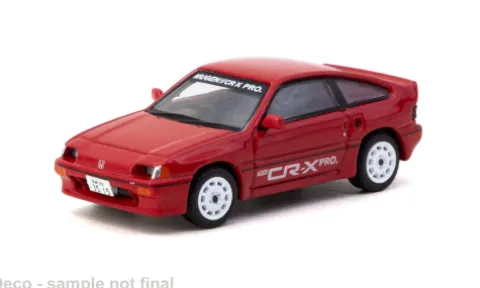 Honda Ballade Sports Mugen CR-X Pro, rot, 1980, 1:64, Tarmac Works