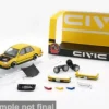 Honda Civic (EF2), gelb, 1991, 1:64, BM Creations