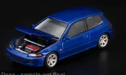 Honda Civic (EG6), blau, 1:64, Pop Race