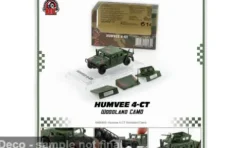 Hummer Humvee 4-CT, Woodland Camo, 1:64, BM Creations