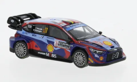 Hyundai i20 N Rally1, Rallye WM, Rallye Monte Carlo, 2023, #11, T.Neuville/M.Wydaeghe, 1:64, Mini GT