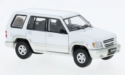Isuzu Trooper Big Horn, weiss/silber, 1998, 1:64, BM Creations