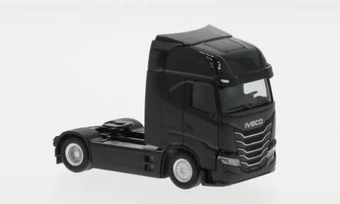 Iveco S-Way MY24, schwarz, 1:87, Herpa