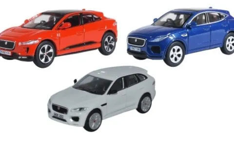 Jaguar 3er-Set, 1:76, Oxford