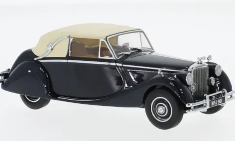 Jaguar MK V, dunkelblau/beige, 1:43, Oxford