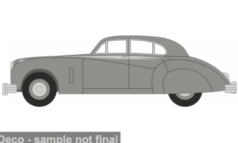 Jaguar MkVII, silber, 1:76, Oxford