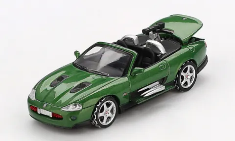 Jaguar XKR, grün, 2002, 1:64, Mini GT