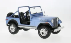 Jeep CJ-7 Laredo, blau/Dekor, 1980, 1:18, MCG