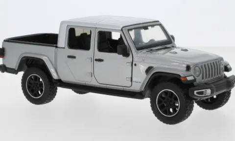 Jeep Gladiator Overland, silber, 2021, 1:24, Motormax