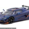 Koenigsegg Agera RS, dunkelblau/carbon, 1:64, Tarmac Works