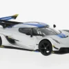 Koenigsegg Jesko Attack, silber/Dekor, 1:64, Tarmac Works