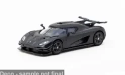 Koenigsegg One:1, schwarz, 1:64, Tarmac Works