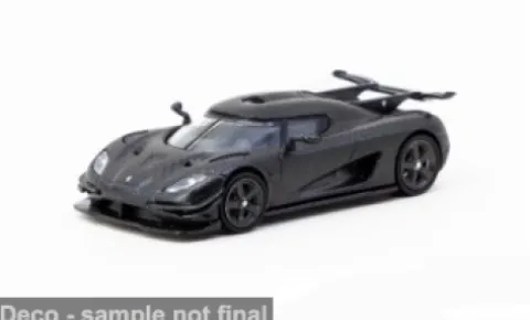 Koenigsegg One:1, schwarz, 1:64, Tarmac Works