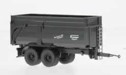 Krampe Big Body 650 Hinterkipper mit Silageaufsatz, schwarz, 1:87, Herpa
