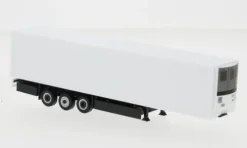 Krone E-Trailer Kühlkofferauflieger 3-achs, weiss, 1:87, Herpa