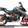 KTM 390 Duke, blau/grau, 1:18, Maisto