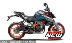 KTM 390 Duke, blau/grau, 1:18, Maisto